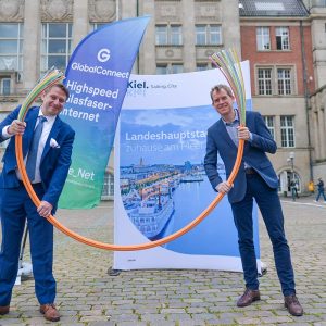 GlobalConnect treibt Glasfaserausbau in Kiel für Privatkunden voran
